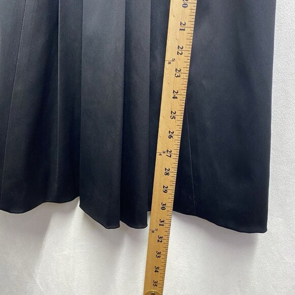 BCBG Paris Adjustable Straps Body Con Lined Dress Women Sz 6 Black Side Zipper - Picture 4 of 16